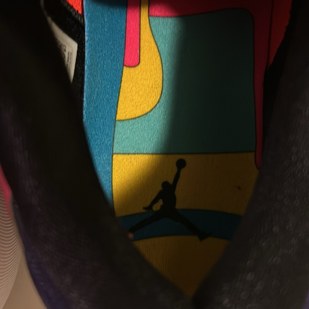 Nike Jordan 35 Low Player Edition Size 14 Green Yellow Red White Black Pink Blue - Picture 5 of 11